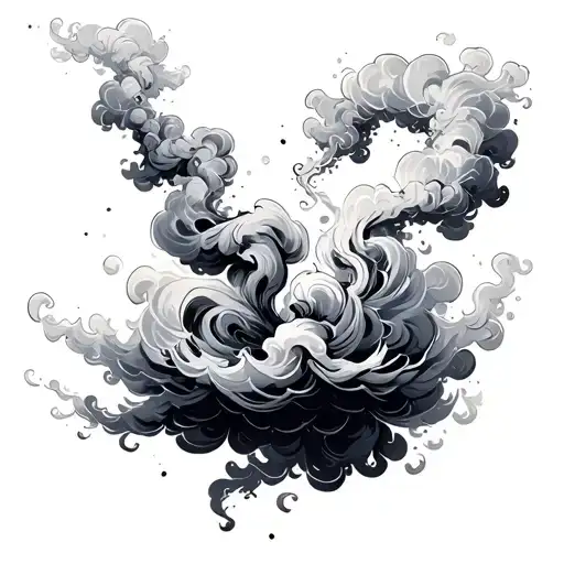 Vape Clouds Swirling
