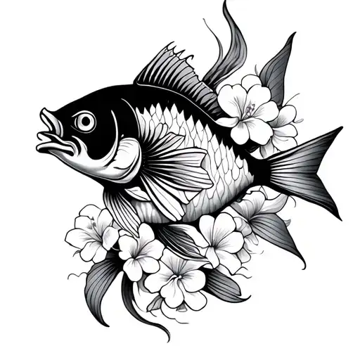 Kio Fish With Flowers