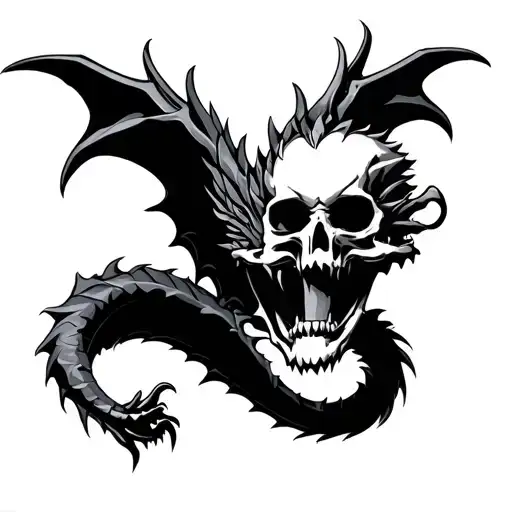 Mobile Dragon And Skull