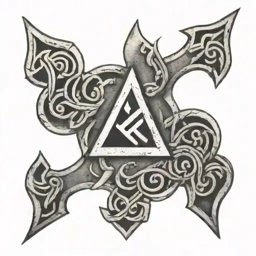 Ulfhednar In Norse Runes