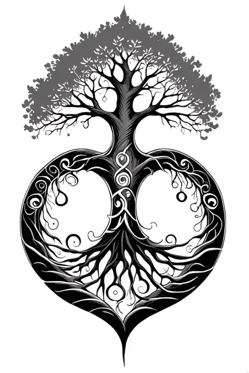 Tree Of Life And Triskell