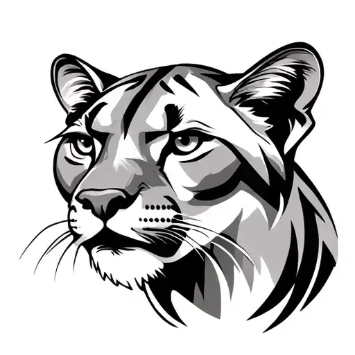 Mountain Lion Head