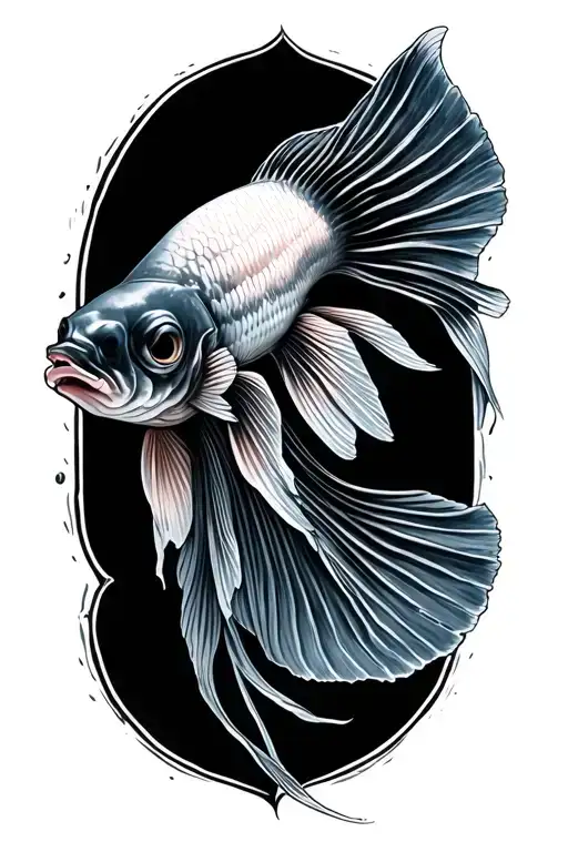 Beautiful Male Beta Fish