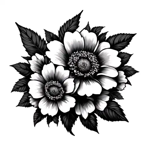 Name Nathan Surrounded By Blooming Flowers