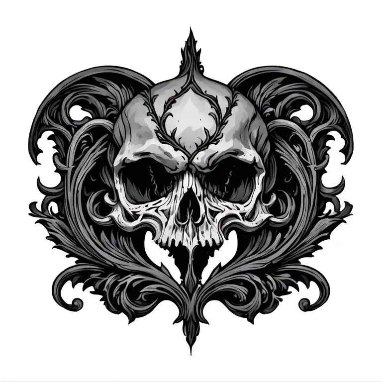 Gothic Ornament Like Veins