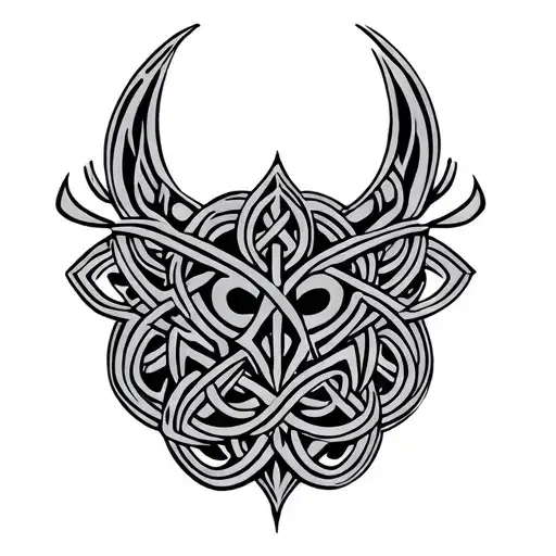 Celtic Pattern With Elements