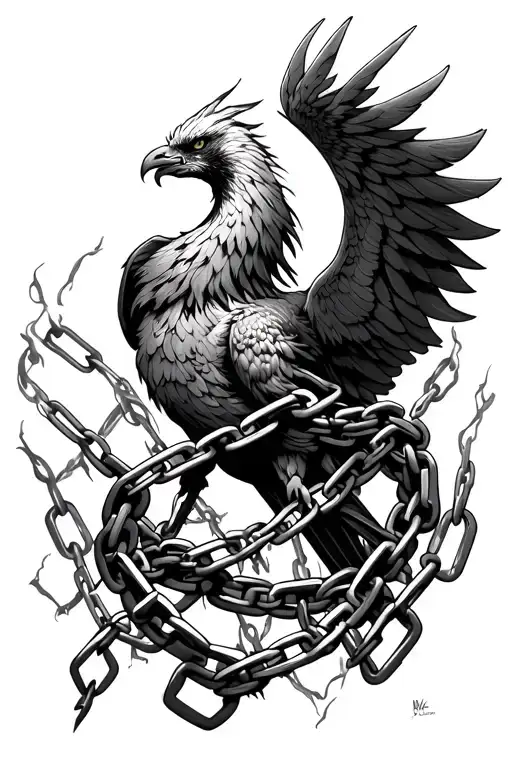 Phoenix Breaking Chains Wrapping