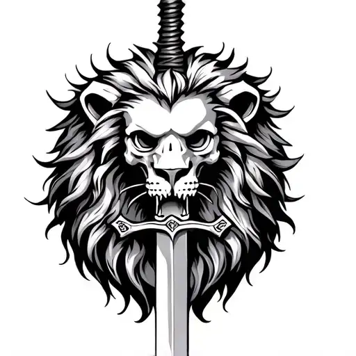 Skeleton Lion Sword