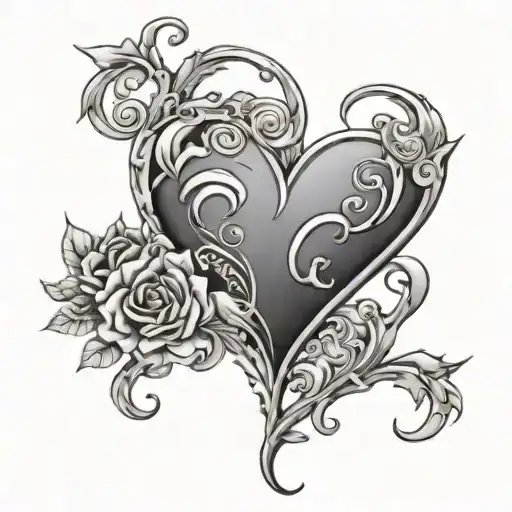 Names Forming A Heart