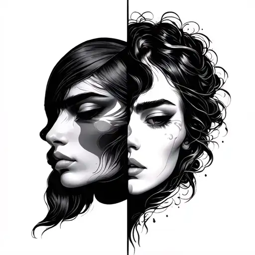 Gemini Split Same Face