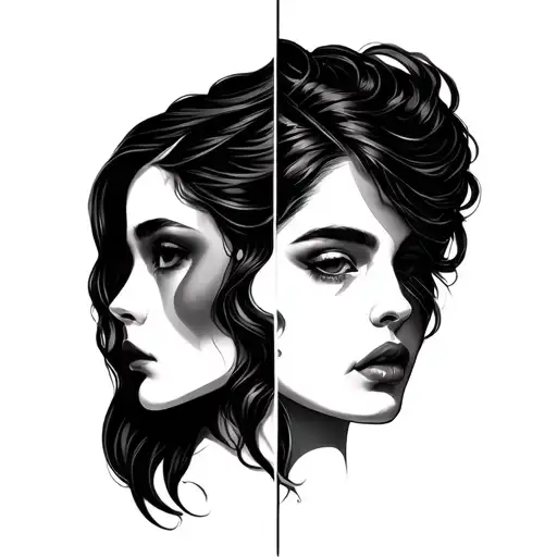 Gemini Split Same Face