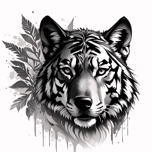 Half Tiger Half Wolf