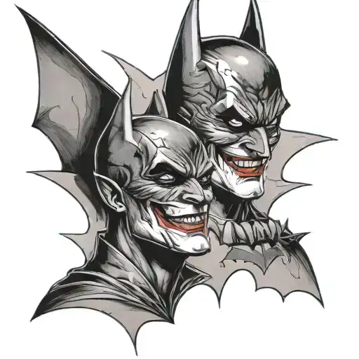 Batman And Joker Card