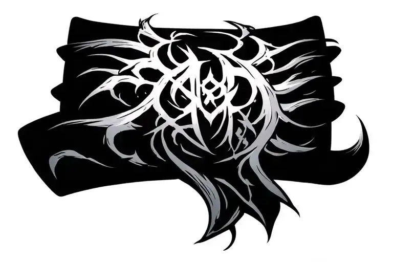 Sukuna Curse Marks Wrist Wrap