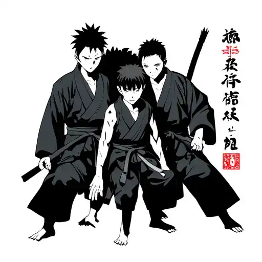 Family Jujutsu Kaisen Markings Simple