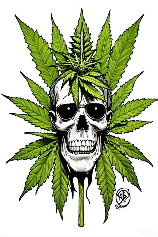 Rick In Marijuana In A Painting