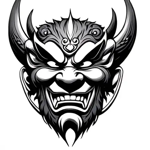 Japanese Oni Mask