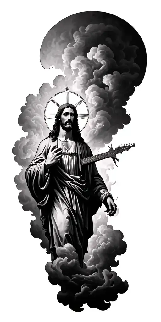 Clouds Texas Jesus Fire