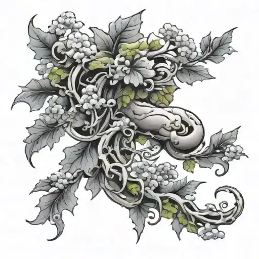 Vine Growing With Cloud From Final Fantasy