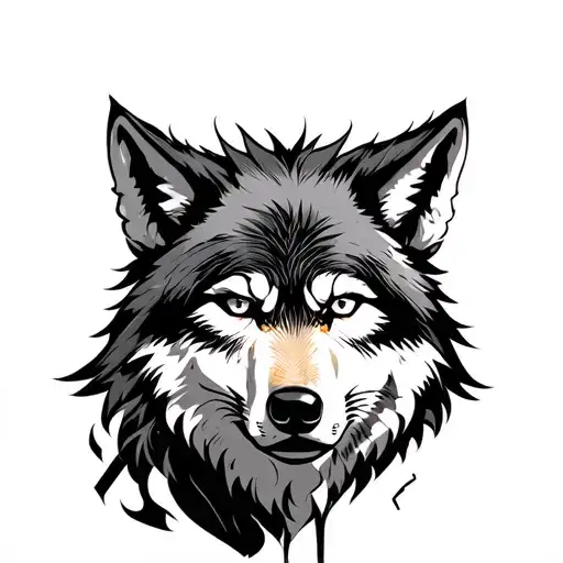 Wolf And Samurai Mixture