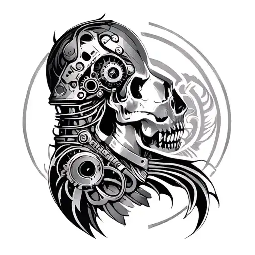 Biomech Steampunk Shoulder