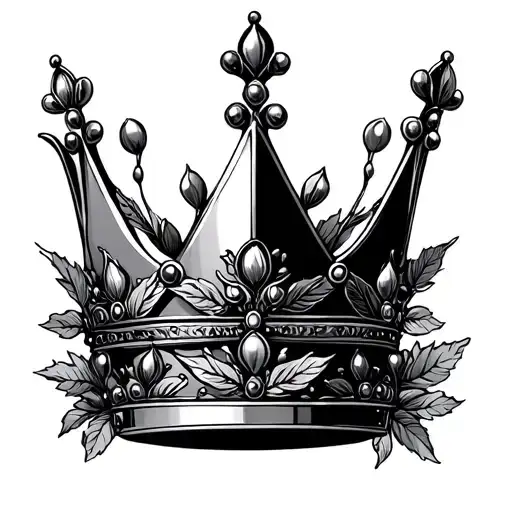 Leaves Whose Arrangement Suggests A Princess Crown