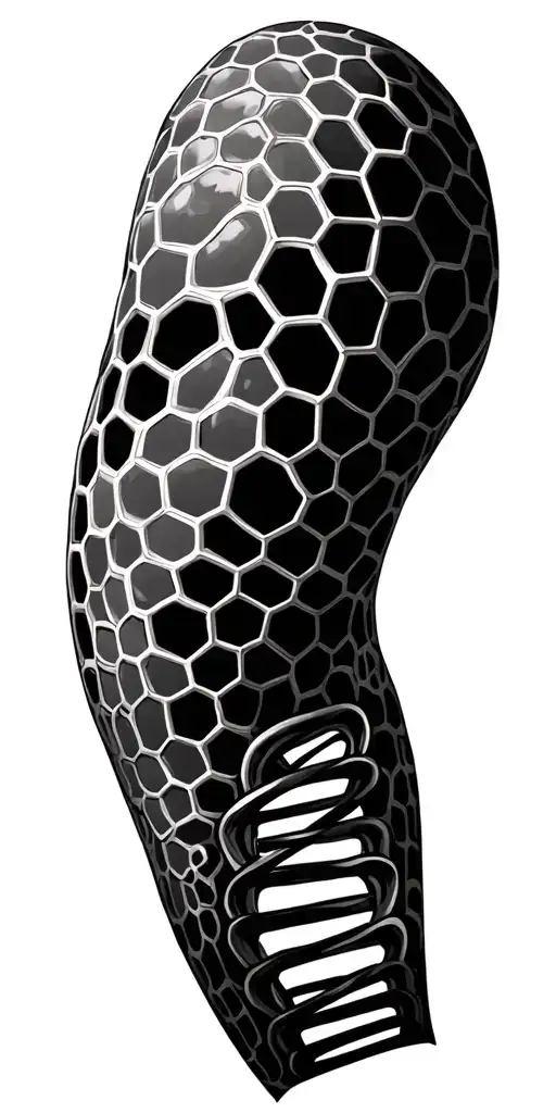 Honeycomb Pattern With Ai Natural Network And Dna