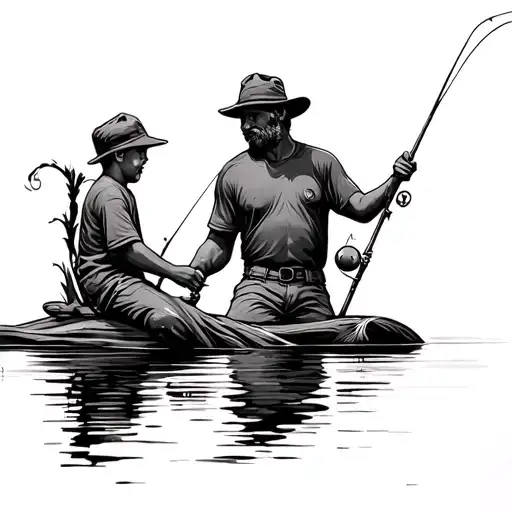 Father Son Fishing