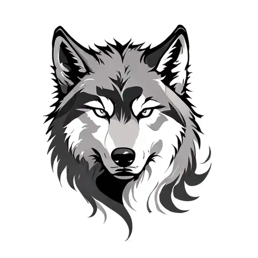 Yin Wolf Face