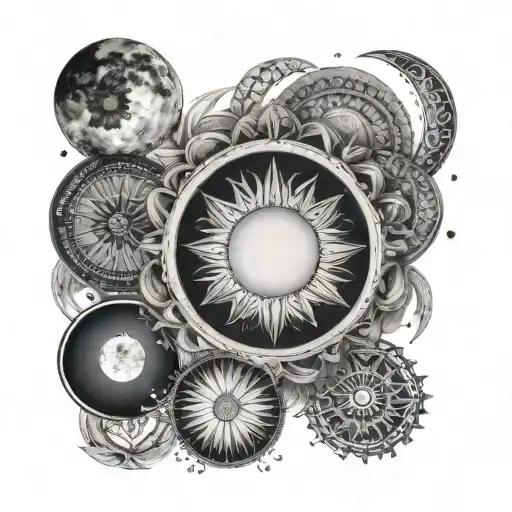 Moon Phases With Mandalla Jewelry