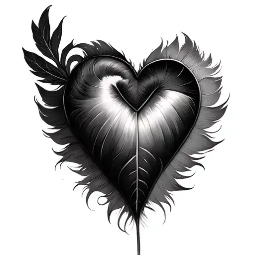 Heart And Feather Scale