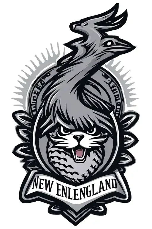 New England Sports Team Logo Combined