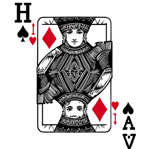 King Of Hearts Playing Card