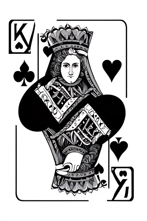 King Of Hearts Playing Card