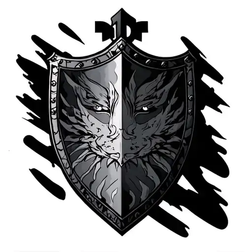 Shield With Dillon Across The Top