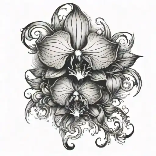 Gothic Orchid Sleeve