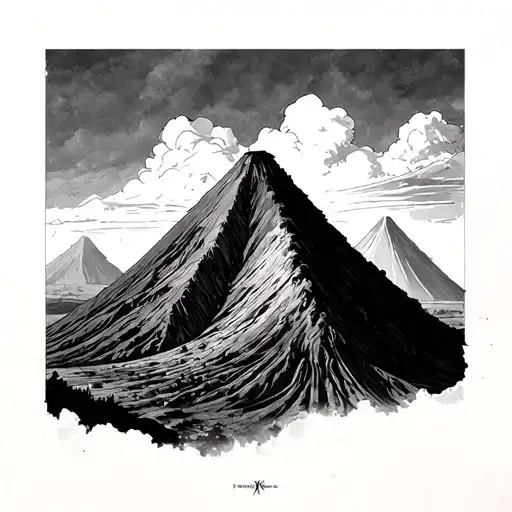 A Inca Looking At Chimborzao Volcano