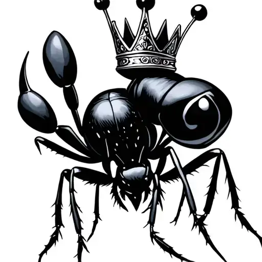 Ant With Crown