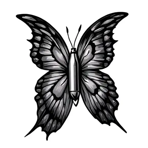 Bullet With Butterfly Wings