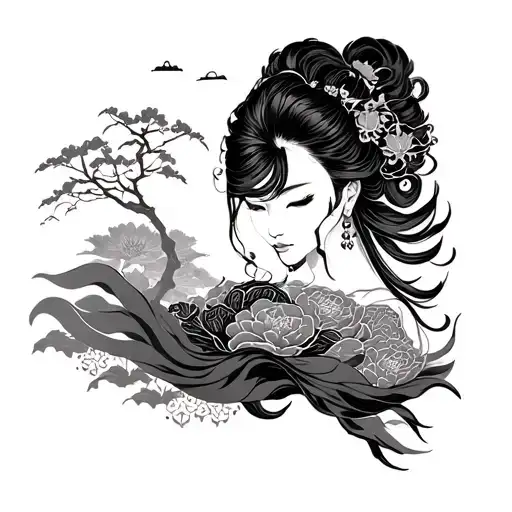 Resilient Japanese Themed Quarter Sleeve