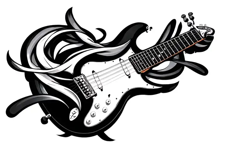 Guitar Neck Intertwined