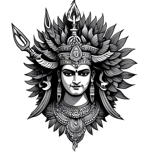 Murugan Vel Trident Tatto