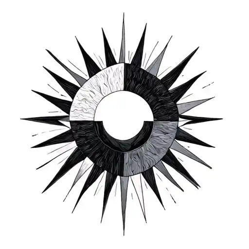 Geometric Sun Rising