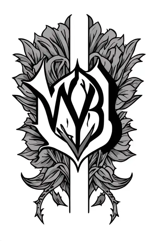 Wb Sign Tattoo Design Inspired
