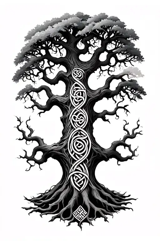Celtic Oak Tree