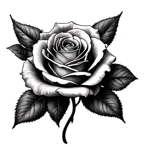 Ana Karina And A Rose