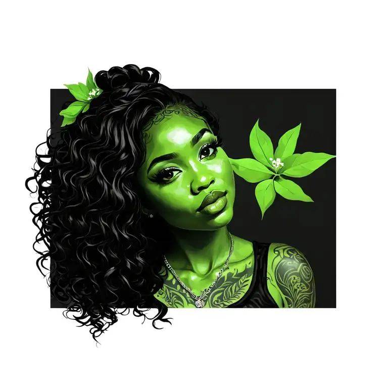 Jonesha Green With Green