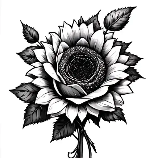 Rose And Sunflower Boquet