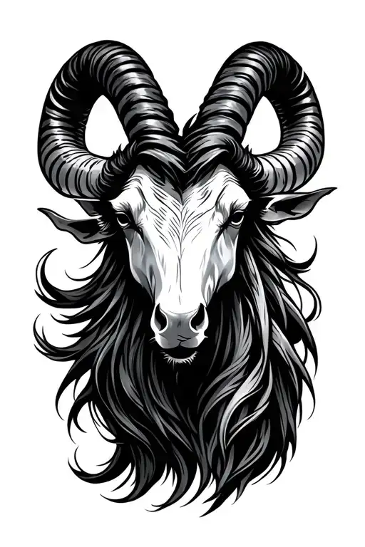 Capricorn Tattoo Design