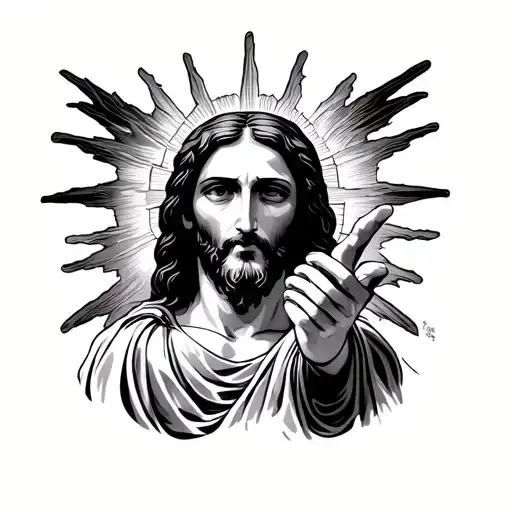 Jesus Christ Holding